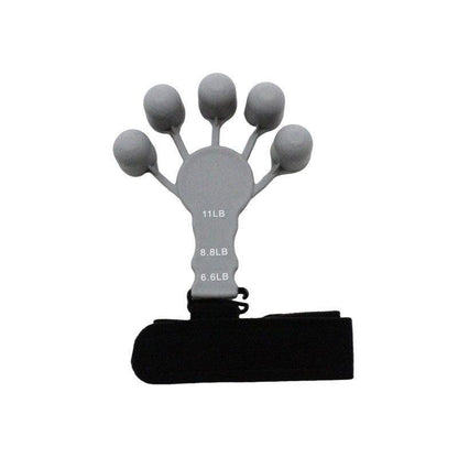 Finger Exerciser Strength Gripper Forearm Trainer Hand Grip Strengthener Therapy - 2# Black (21LB)