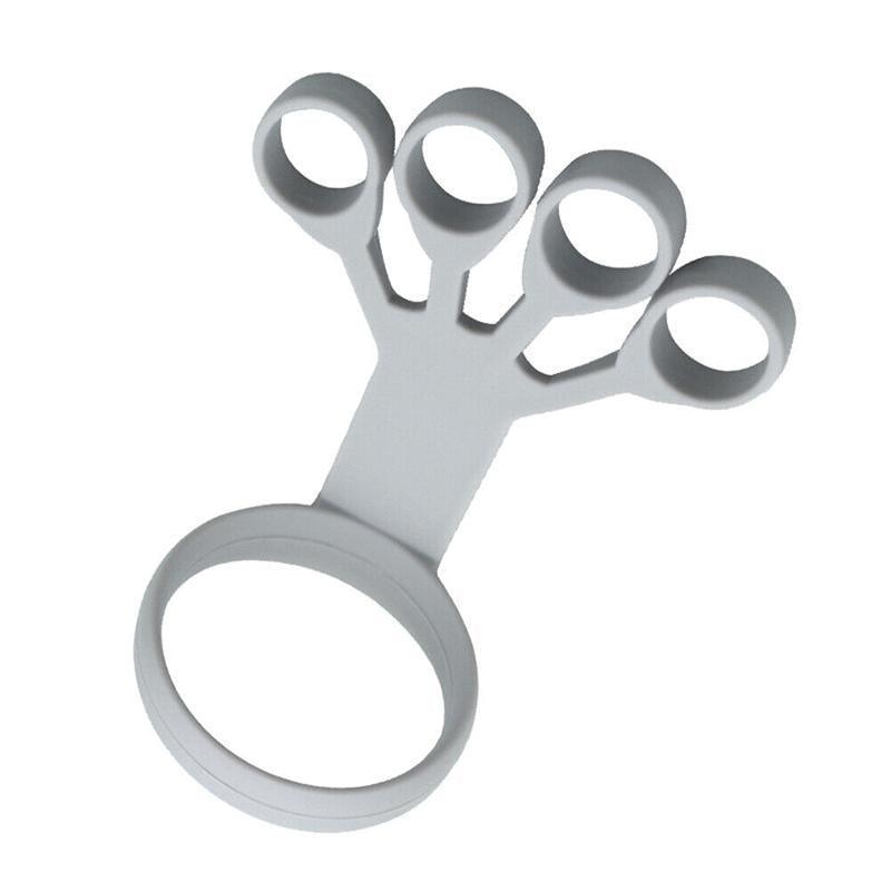 Finger Exerciser Strength Gripper Forearm Trainer Hand Grip Strengthener Therapy - 2# Grey (11LB)