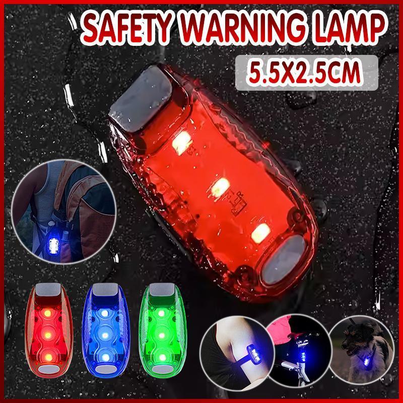 LED Warning Lamp Tail Light for Bicycle Helmet Rear Cycling Running Use - Green