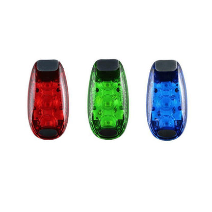 LED Warning Lamp Tail Light for Bicycle Helmet Rear Cycling Running Use - Green