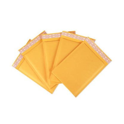25PCS Poly Bubble Mailer Yellow Colour Multi-Size Plastic Padded Bag - 25PCS-18*18CM