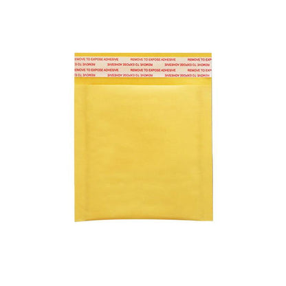 25PCS Poly Bubble Mailer Yellow Colour Multi-Size Plastic Padded Bag - 25PCS-18*18CM