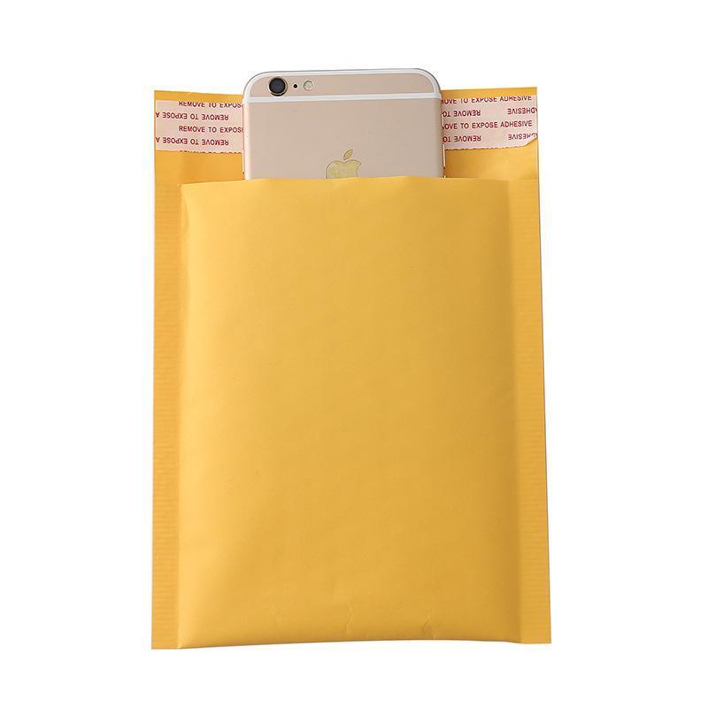 25PCS Poly Bubble Mailer Yellow Colour Multi-Size Plastic Padded Bag - 25PCS-23*29CM