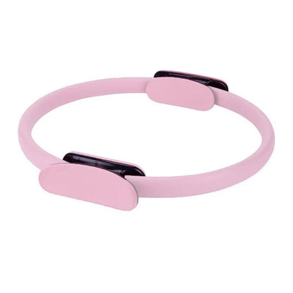 6 Colours Pilates Yoga Ring Magic Circle Fitness Equipment for Toning Slim Legs - Grey