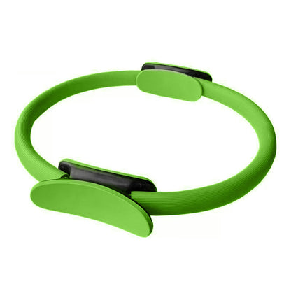 6 Colours Pilates Yoga Ring Magic Circle Fitness Equipment for Toning Slim Legs - Pink