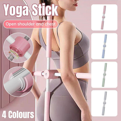 Yoga Posture Corrector Stick Back Trainer Hunchback Correction Support Tool - Grey
