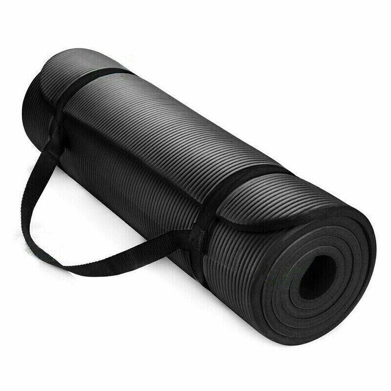 20MM Thick Yoga Mat Pad NBR Nonslip Exercise Fitness Pilate Gym Durable - Purple