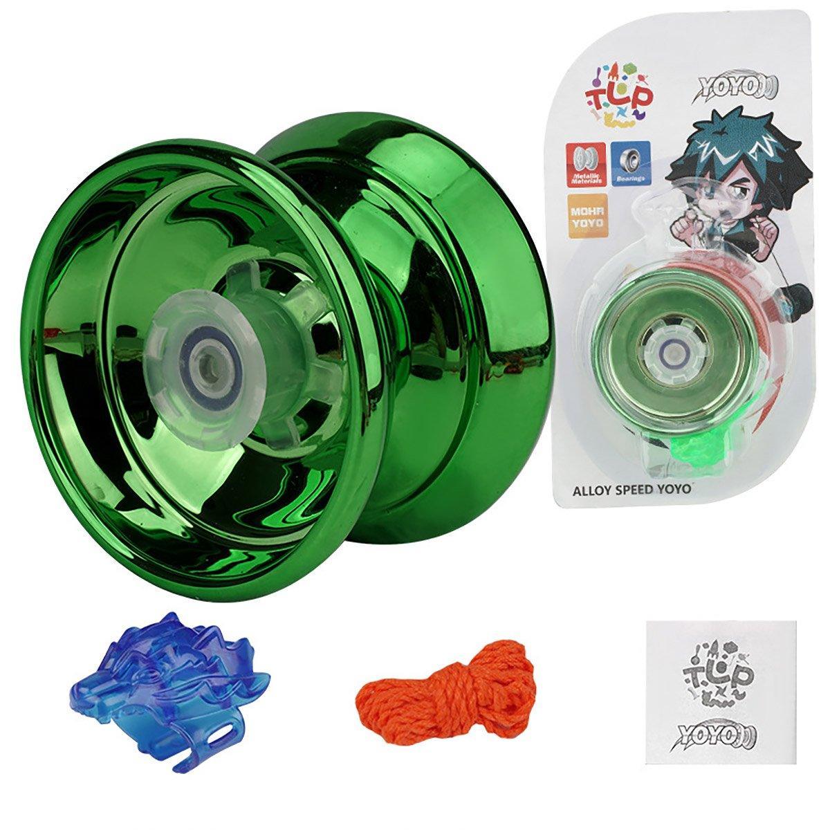 Alloy Metal Professional YoYo Bundle Bearing Ball Toy for Boys Gift - Blue