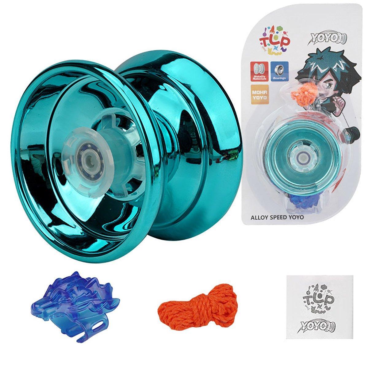 Alloy Metal Professional YoYo Bundle Bearing Ball Toy for Boys Gift - Gold