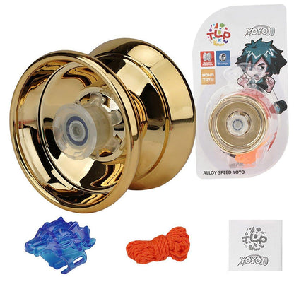 Alloy Metal Professional YoYo Bundle Bearing Ball Toy for Boys Gift - Green
