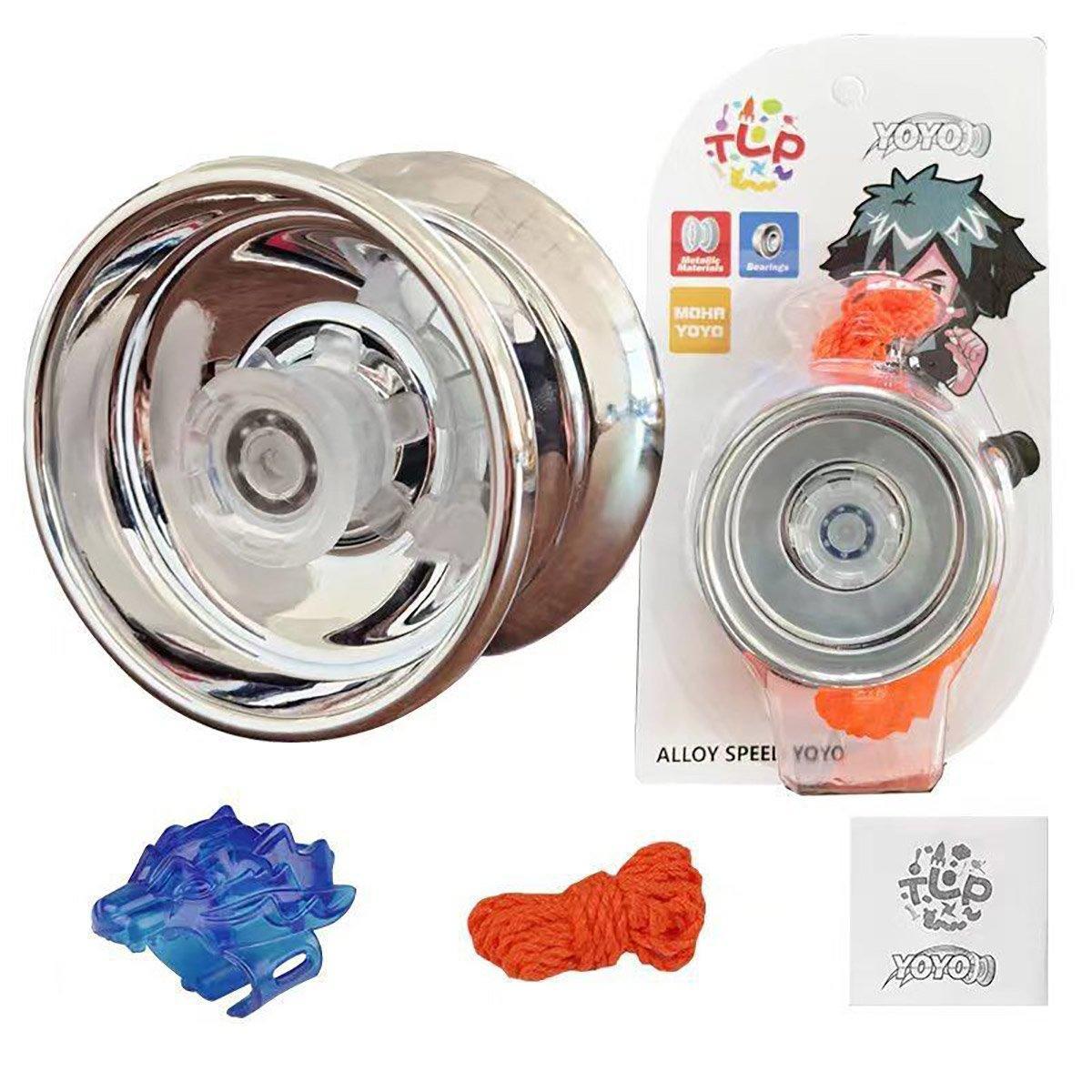 Alloy Metal Professional YoYo Bundle Bearing Ball Toy for Boys Gift - Red