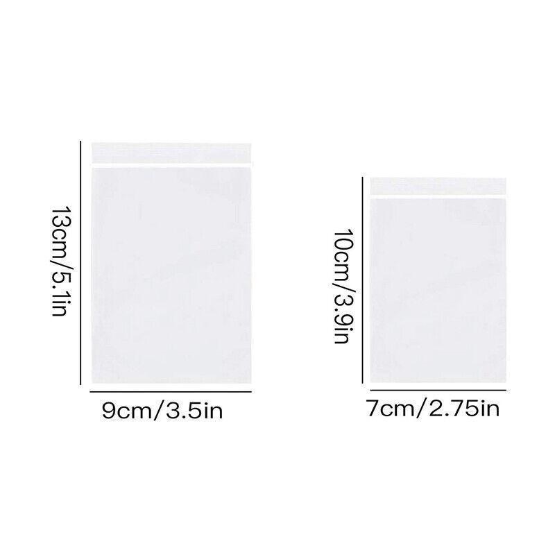 100X Bulk Clear Resealable PE Plastic Zip Bags - 5*7cm 100PCS
