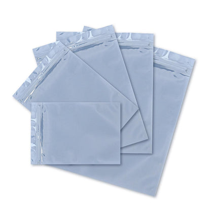 Plastic Self Sealing Bags 100PCS 5Sizes Anti Static Semi Transparent Resealable - 6x9cm