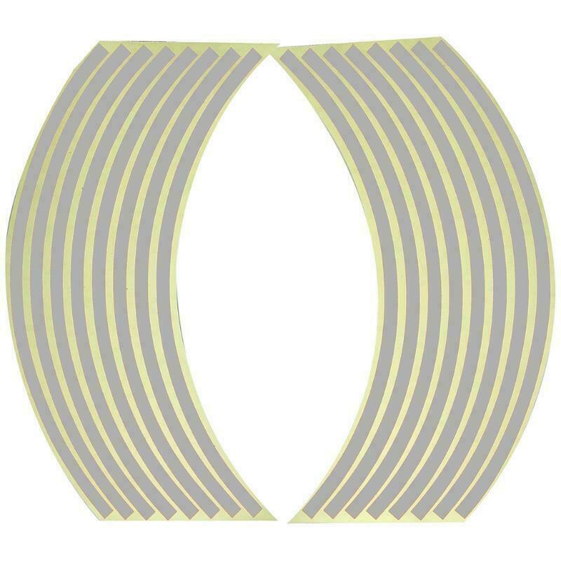 18inch Reflective Rim Tape Wheel Stripe Decal Trim Sticker For Car Motorcycle - Reflecstive 7-Colour