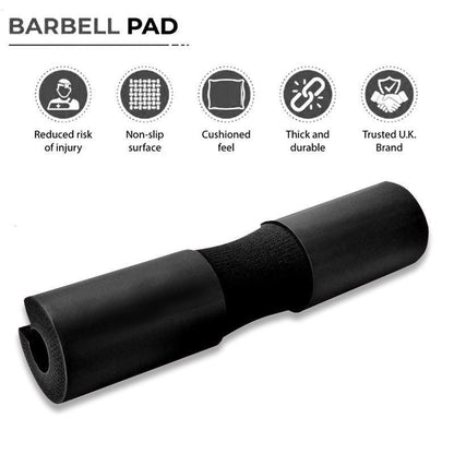 Squat Pad Barbell for Squats Lunges Hip Thrusts Neck Shoulder Protective Support - Blue