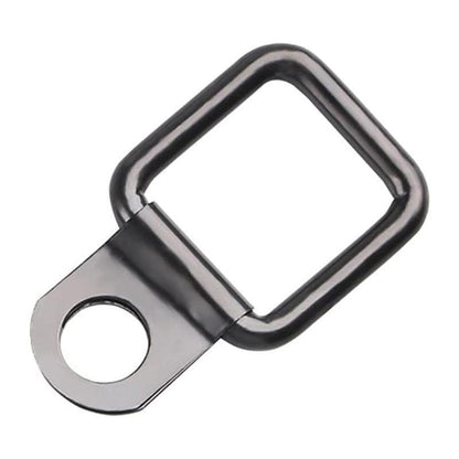 6PCS Black Heavy Duty Fixing Point Anchor Eye Tie Down Lashing Loop D-Ring Hook