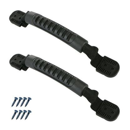 2/4PCS Kayak Canoe Boat Side Mount Carry Handle Webbing Hand Fitting Handlebars - 2PCS