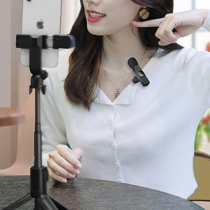 Wireless Lavalier Microphone Mini Mic For Android iPhone iPad Vlog Live Stream - Lightning For iPhone(One Microphone)