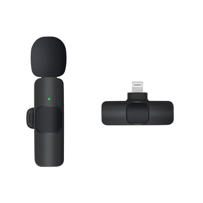 Wireless Lavalier Microphone Mini Mic For Android iPhone iPad Vlog Live Stream - Type-C For Android (One Microphone)