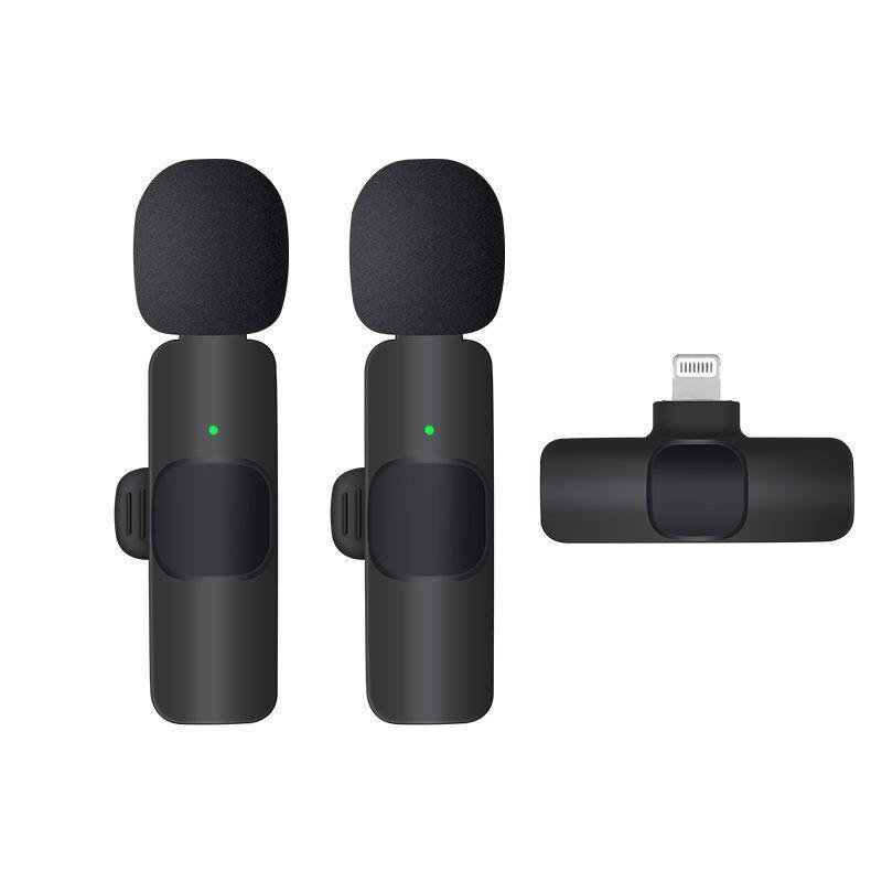 Wireless Lavalier Microphone Mini Mic For Android iPhone iPad Vlog Live Stream - Type-C For Android (One Microphone)
