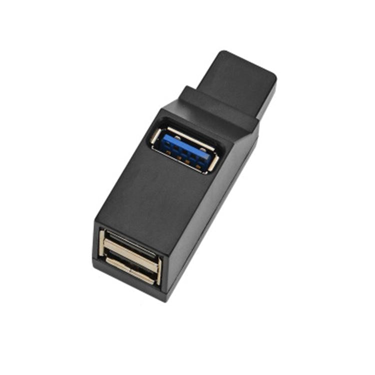 Compact 3-Port Usb Hub With Lanyard