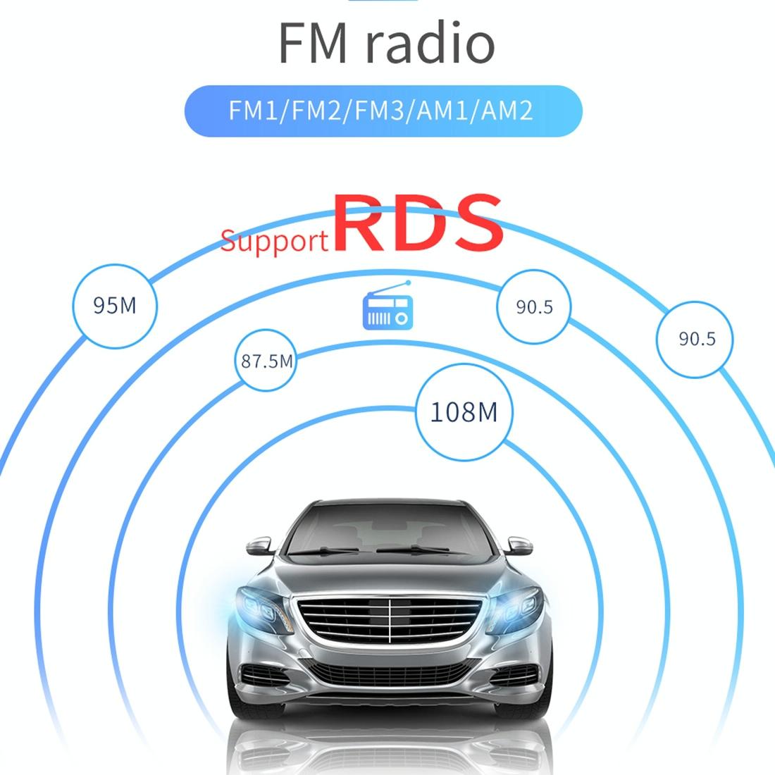 7 Inch Hd Car Radio Receiver Mp5 Player Fm / Am / Rds / Bluetooth / Phone Link Remote Control