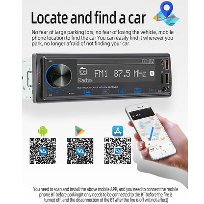 2.5D Touch Car Mp3 Player - Bluetooth Radio Find Car