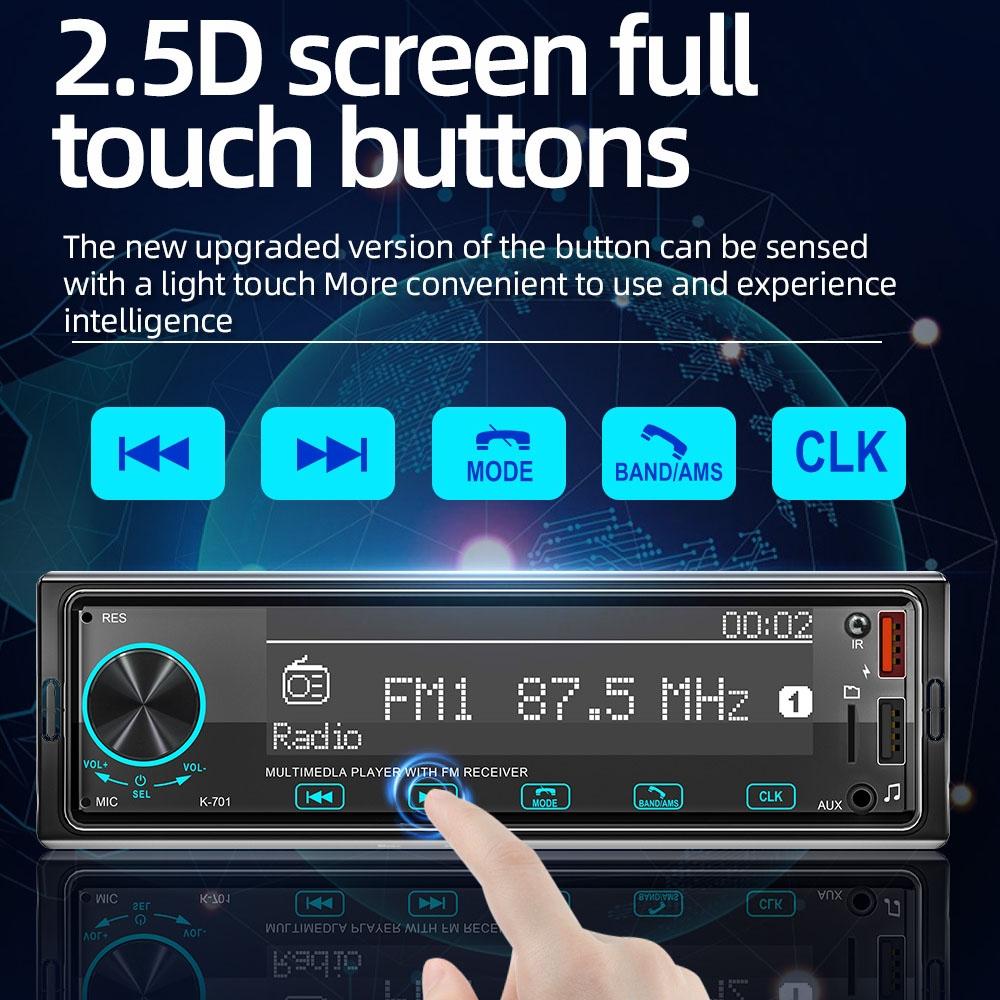 2.5D Touch Car Mp3 Player - Bluetooth Radio Find Car