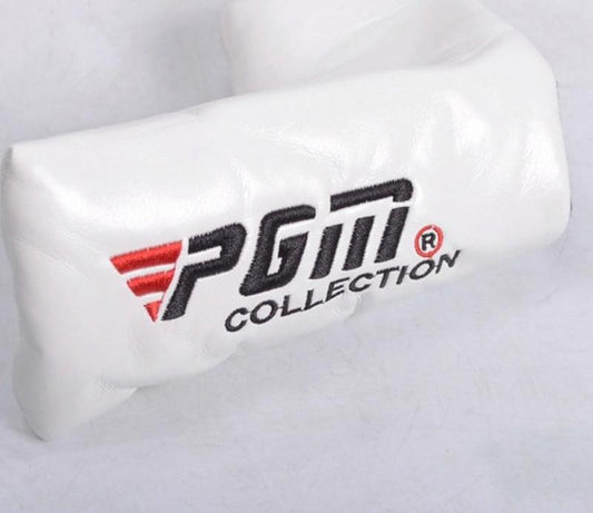 White and Red Golf Club Head Cover