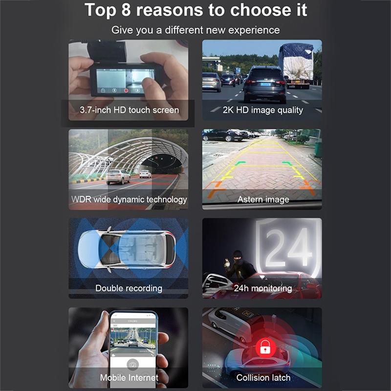 1080p Hd Night Vision Car Recorder with Wifi & Mobile App Support