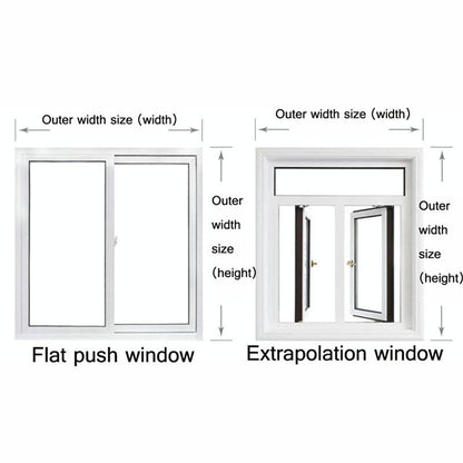 Double-layer Insulation Film for Indoor Windows - Windproof Soundproof Warm - 1.5x1.5m