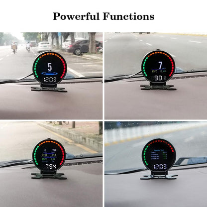 Car Hud Head Up Display Water Temp Speed Voltage