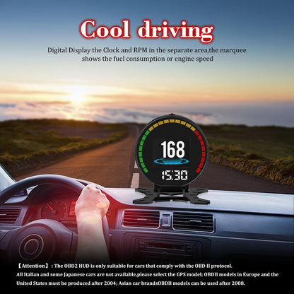 Car Hud Head Up Display Water Temp Speed Voltage