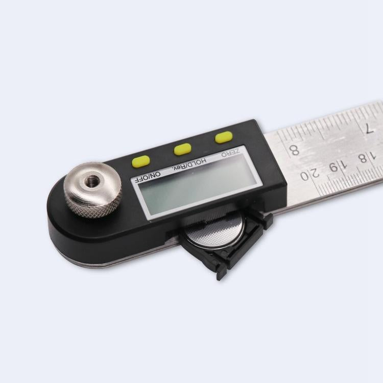 2-in-1 Digital Angle Finder Protractor - 300mm Goniometer Ruler