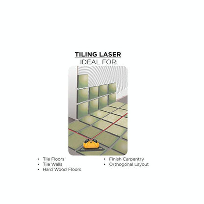 90 Degree Laser Level for Tiling and Measurement