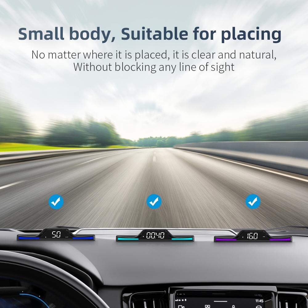Hd Gps Head Up Display With Ambient Light