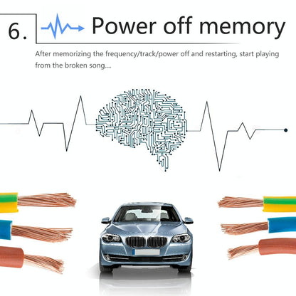 12V Car Mp3 Player With Bluetooth Fm Tf U Disk - Sx-5513