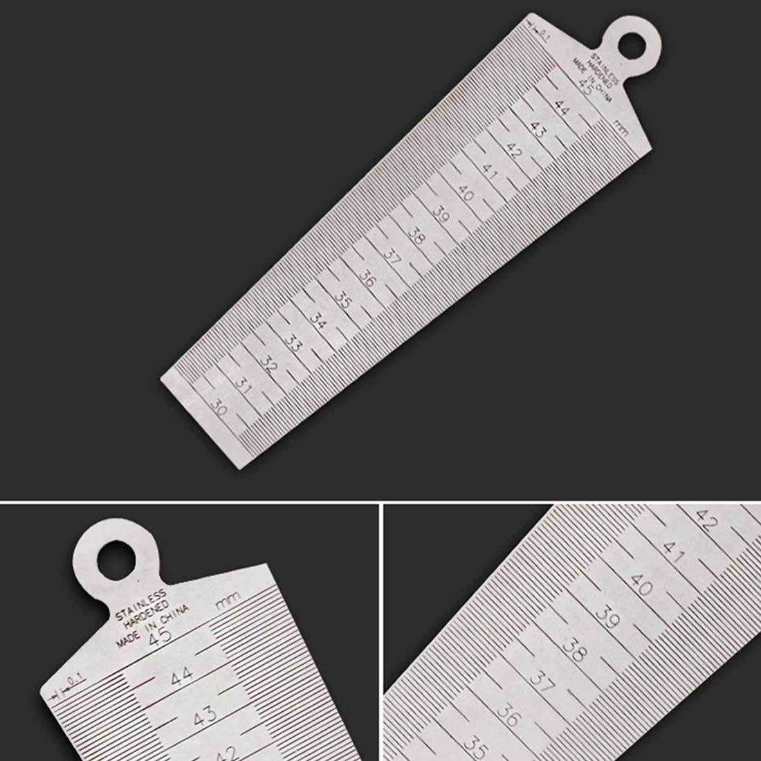 Stainless Steel Taper Gauge for Measuring Wedge Gaps 30-45mm