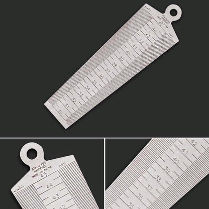 Stainless Steel Taper Gauge for Measuring Wedge Gaps 30-45mm