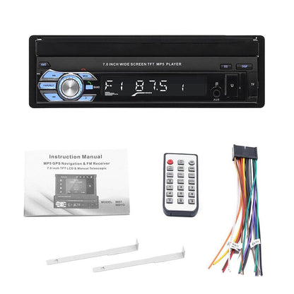 7 Inch Car Mp5 Player - Bluetooth Hands-Free Reverse