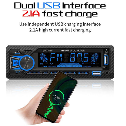 Bluetooth Car Radio Receiver With Remote Control - Mp3 Player 5.1
