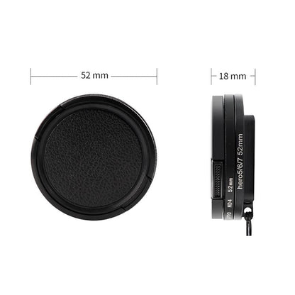52mm Lens Filter Kit for Gopro Hero 7 / 6 / 5 with Adapter and Cap