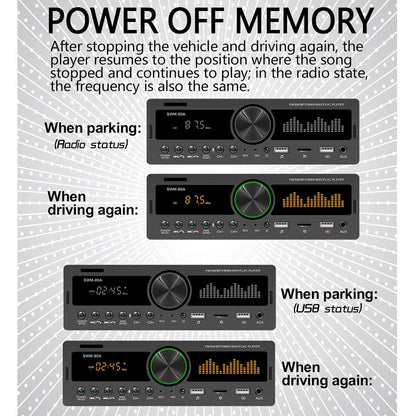 12V Car Mp3 With Fm / Am Bluetooth & Voice Assistant