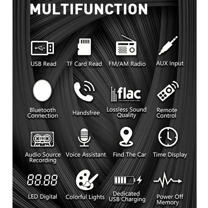 12V Car Mp3 With Fm / Am Bluetooth & Voice Assistant