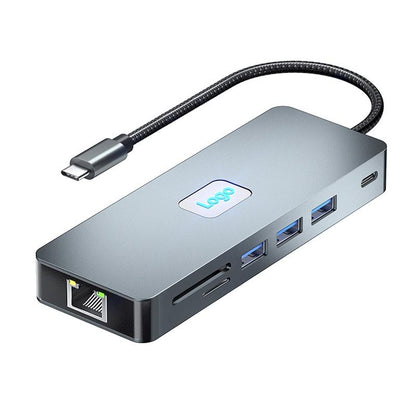 11-In-1 Type-C Docking Station With Usb Pd Sd / Tf Rj45 Vga Hdtv 3.5Mm