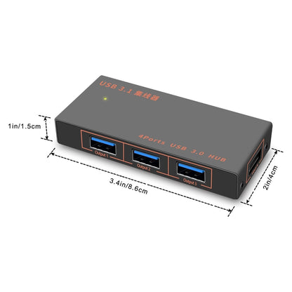 4-In-1 Usb 3.0 Multi-Function Hub Converter