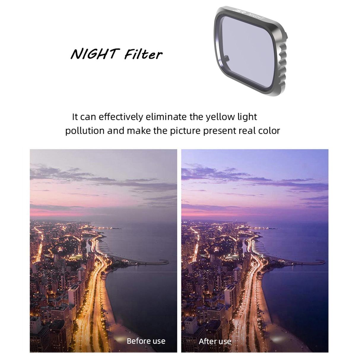 Aluminum Frame Light Pollution Filter for Dji Air 2s