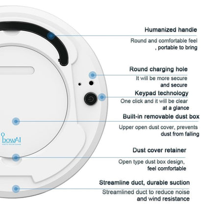 Smart Household Vacuum Cleaner - 1800pa Suction - Ca0380