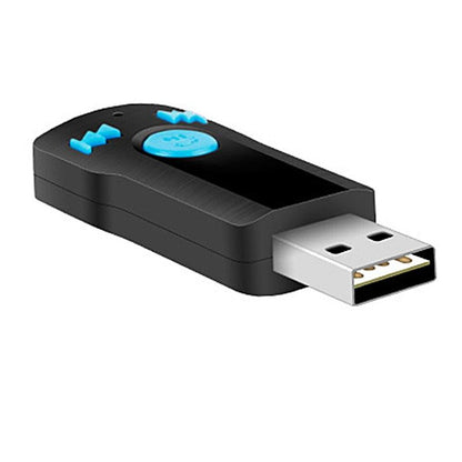 Mini Usb Bluetooth Receiver Mp3 Player With Mic & Audio Cable - Handsfree Aux Output 32Gb Sd / Tf Card Dual Usb Port