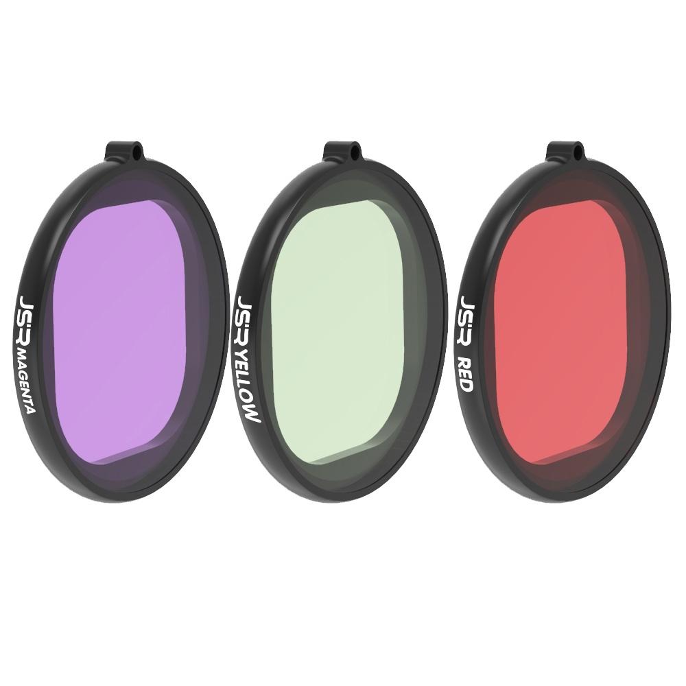 3-in-1 Round Diving Lens Filter for Gopro Hero8